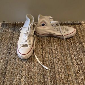 High Top White Converses
